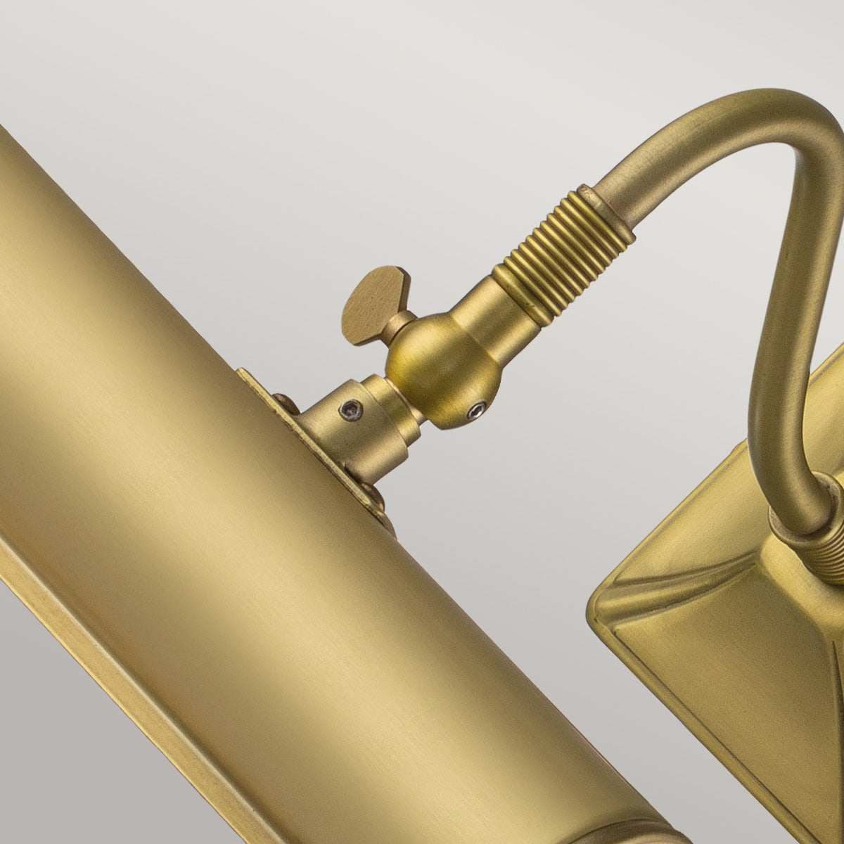 Brushed Brass Adjustable Picture Light