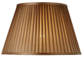 8" Pleated Empire Bronze Lamp Shade