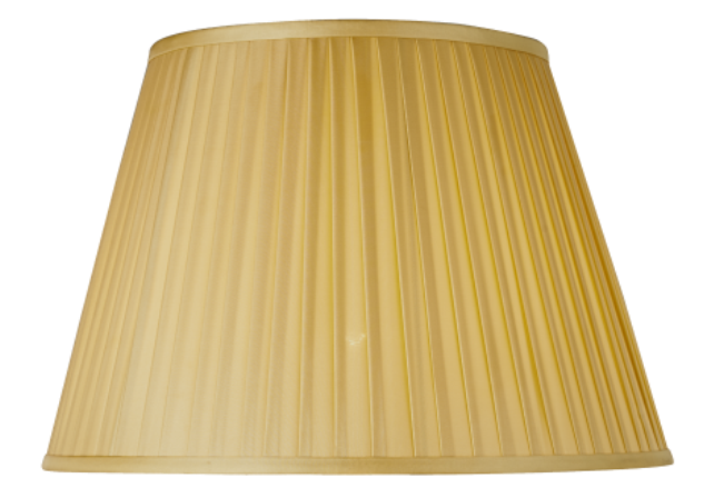 20" Pleated Empire Champagne Lamp Shade