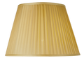 8" Pleated Empire Champagne Lamp Shade