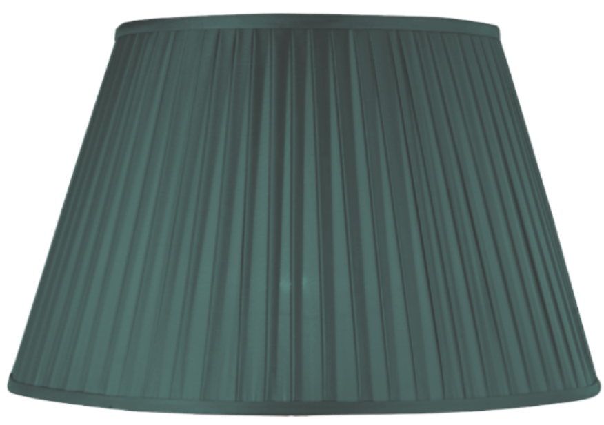 14" Pleated Empire Steel Lamp Shade