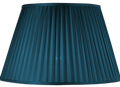 8" Pleated Empire Teal lamp Shade