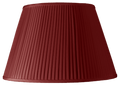 18" Pleated Empire Wine Lamp Shade