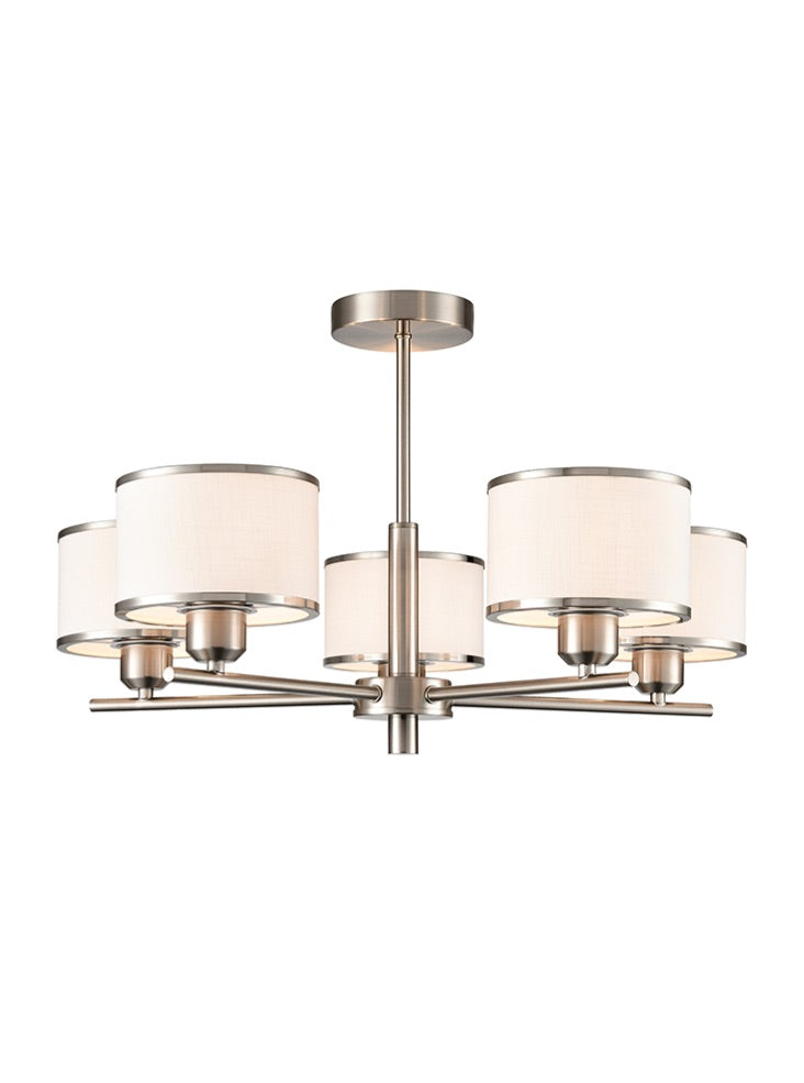 Polaris 5lt Fitting in Satin Nickel