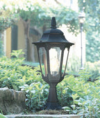Parish Black 1-Light Pedestal Lantern