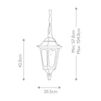Parish 1 Light Chain Lantern