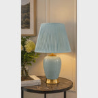 TL1403  - Crackle Glaze Duck Egg Blue Table Lamp