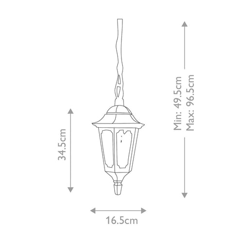 Parish Mini 1 Light Chain Lantern