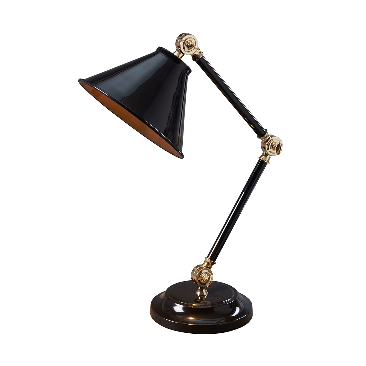 Provence Element Mini Table Lamp (Black/Polished Brass)