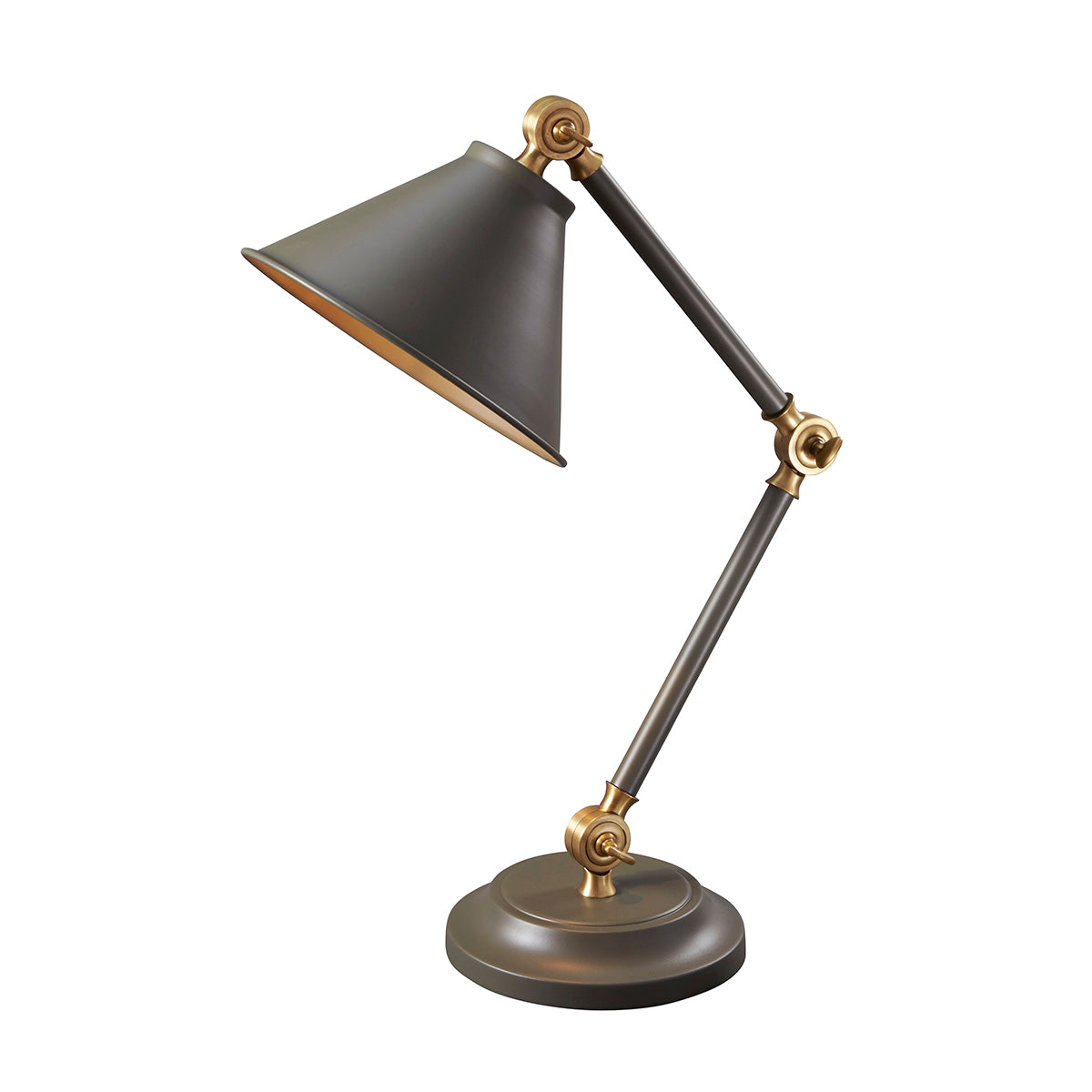 Provence Element Mini Table Lamp (Dark Grey/Aged Brass)