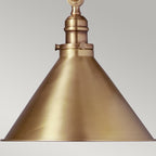 Provence Adjustable Wall/Pendant Light (Aged Brass)
