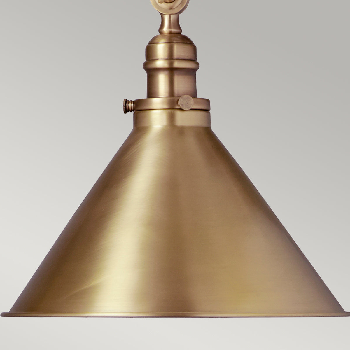 Provence Adjustable Wall/Pendant Light (Aged Brass)
