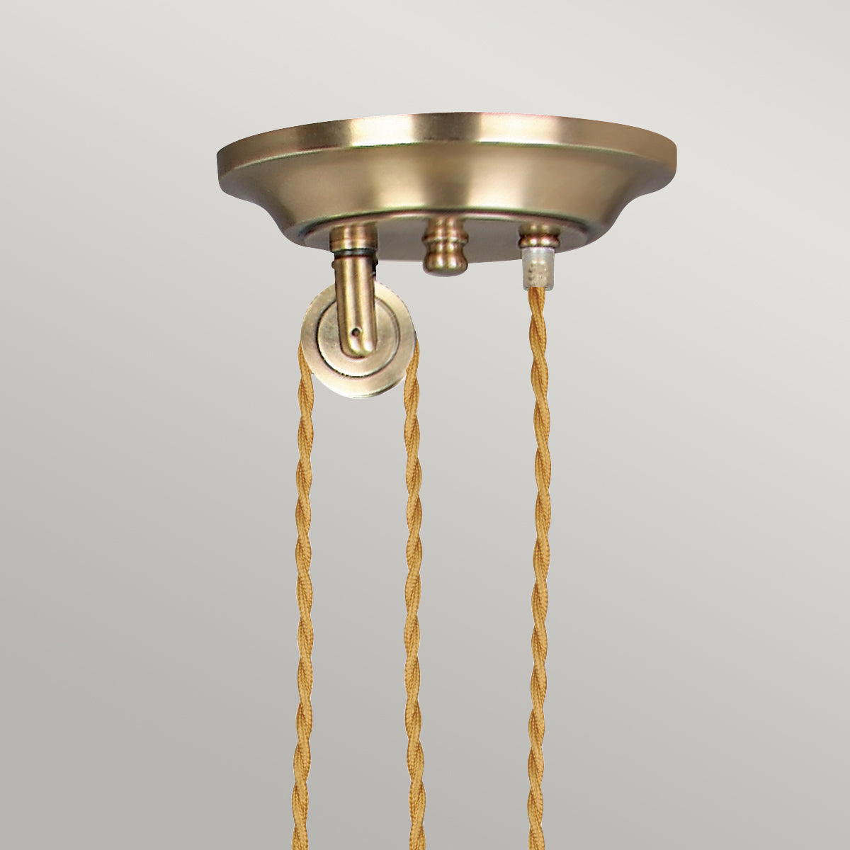 Provence Rise & Fall Pendant Lamp (Aged Brass)