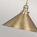 Provence Rise & Fall Pendant Lamp (Aged Brass)