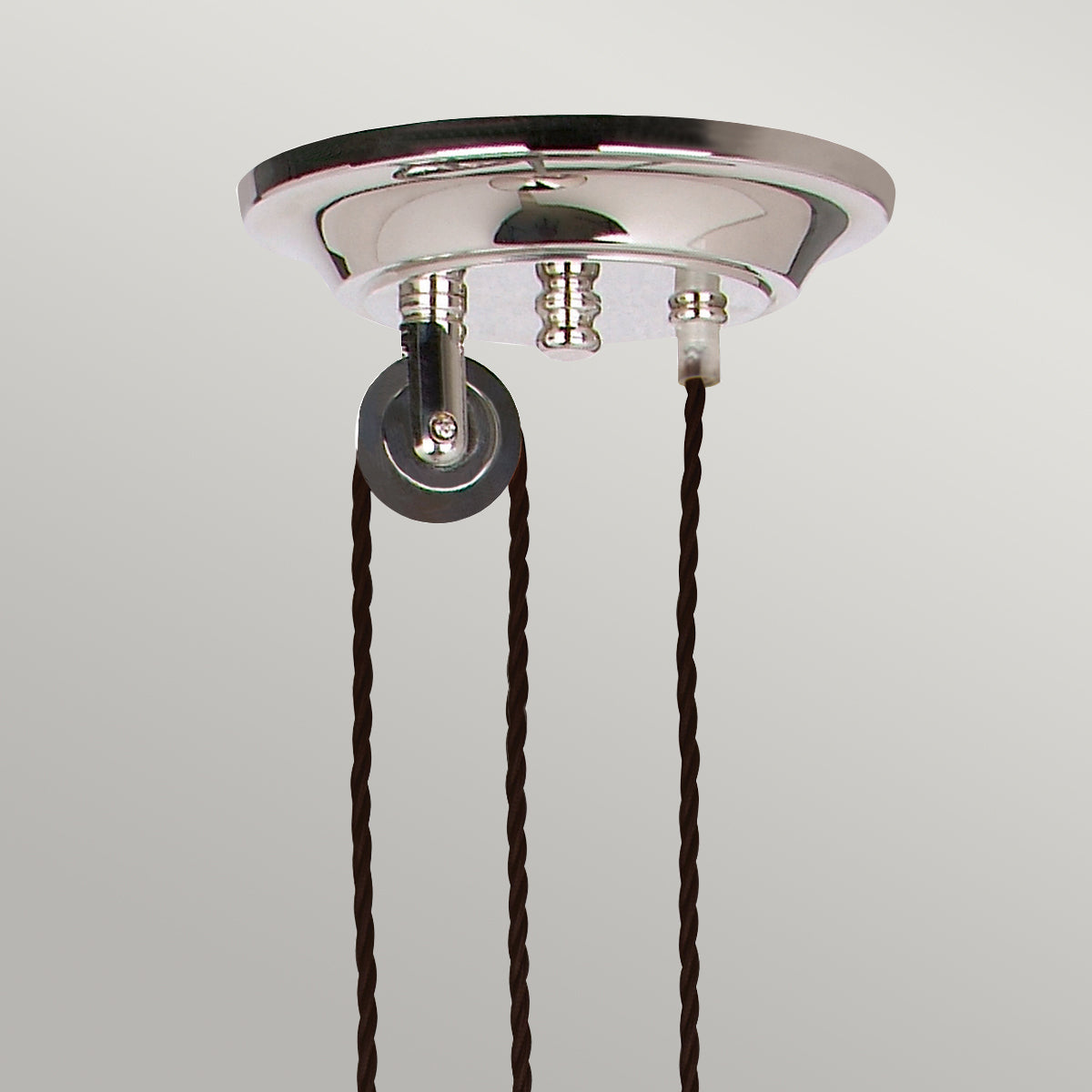 Provence Rise & Fall Pendant Lamp (Polished Nickel)