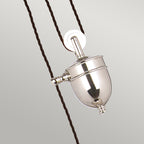 Provence Rise & Fall Pendant Lamp (Polished Nickel)