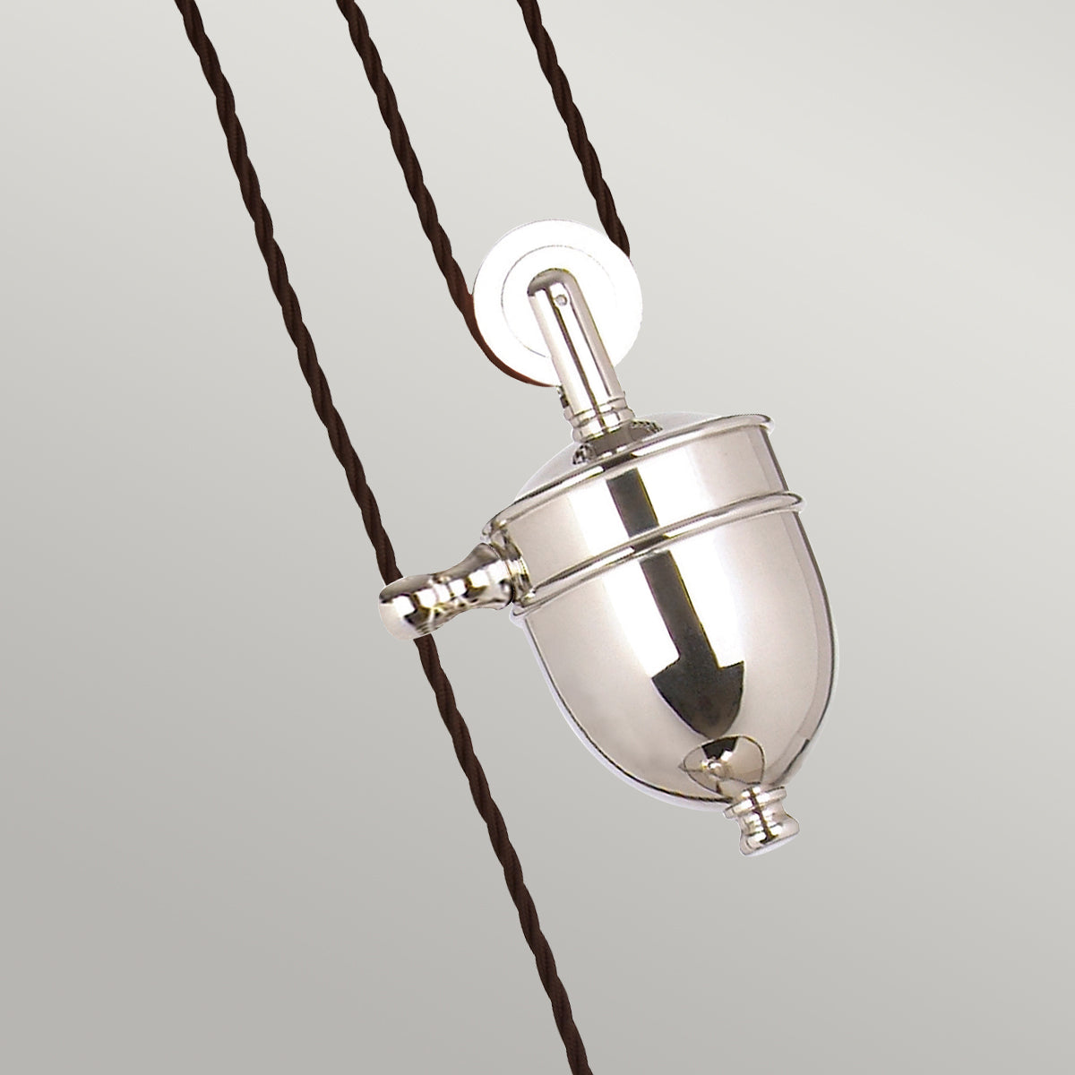 Provence Rise & Fall Pendant Lamp (Polished Nickel)