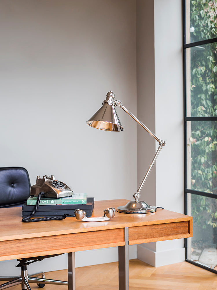 Provence Table Lamp (Polished Nickel)