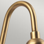 Provence 1-Light Aged Brass Wall Light