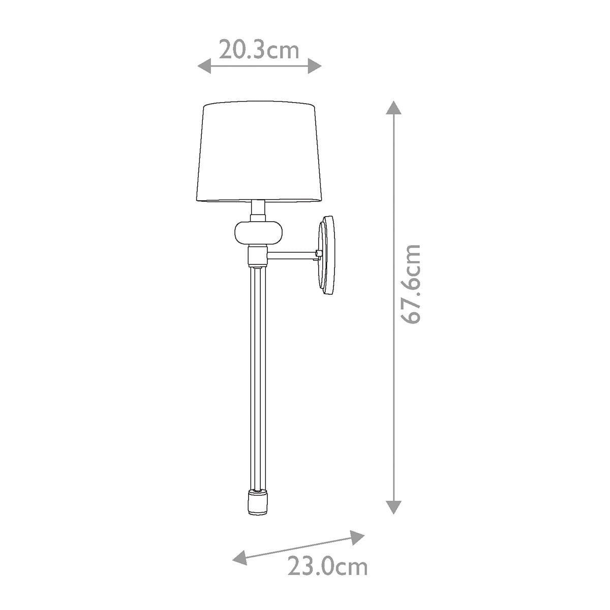 Barbour 1 Light Wall Light 2