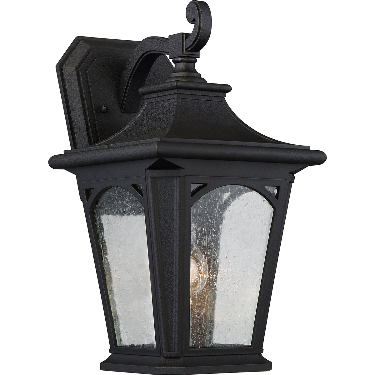 Bedford 1-Light Medium Outdoor Wall Lantern (Black)