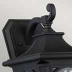 Bedford 1-Light Medium Outdoor Wall Lantern (Black)