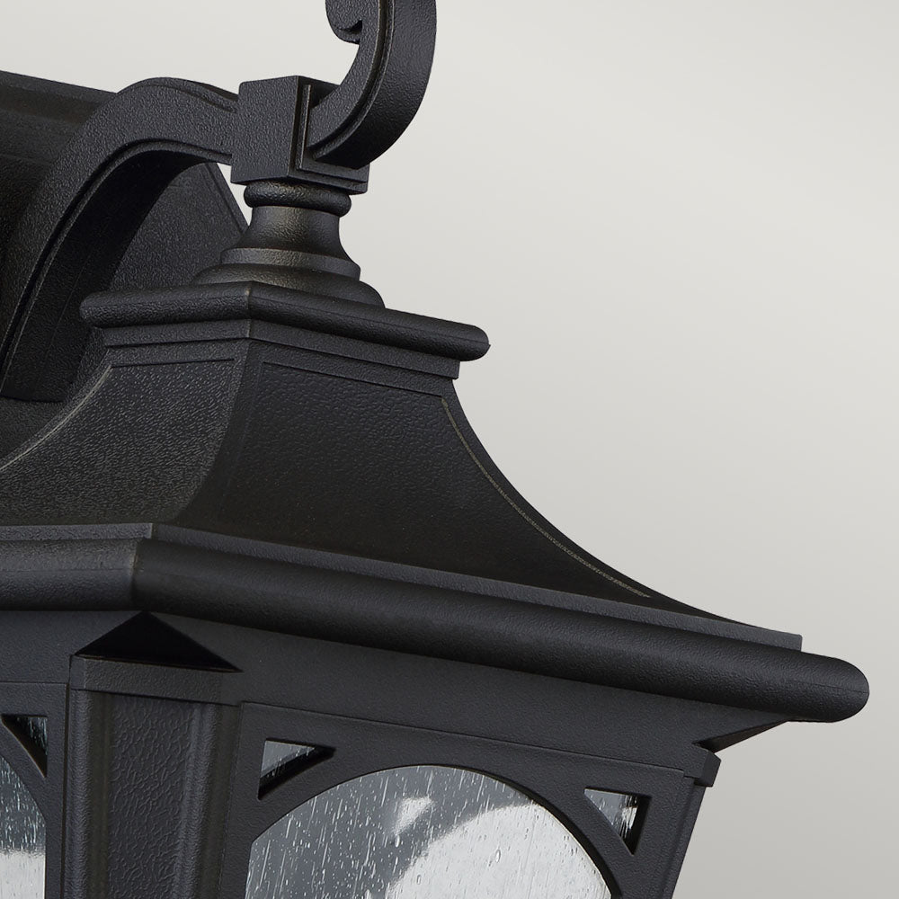 Bedford 1-Light Medium Outdoor Wall Lantern (Black)