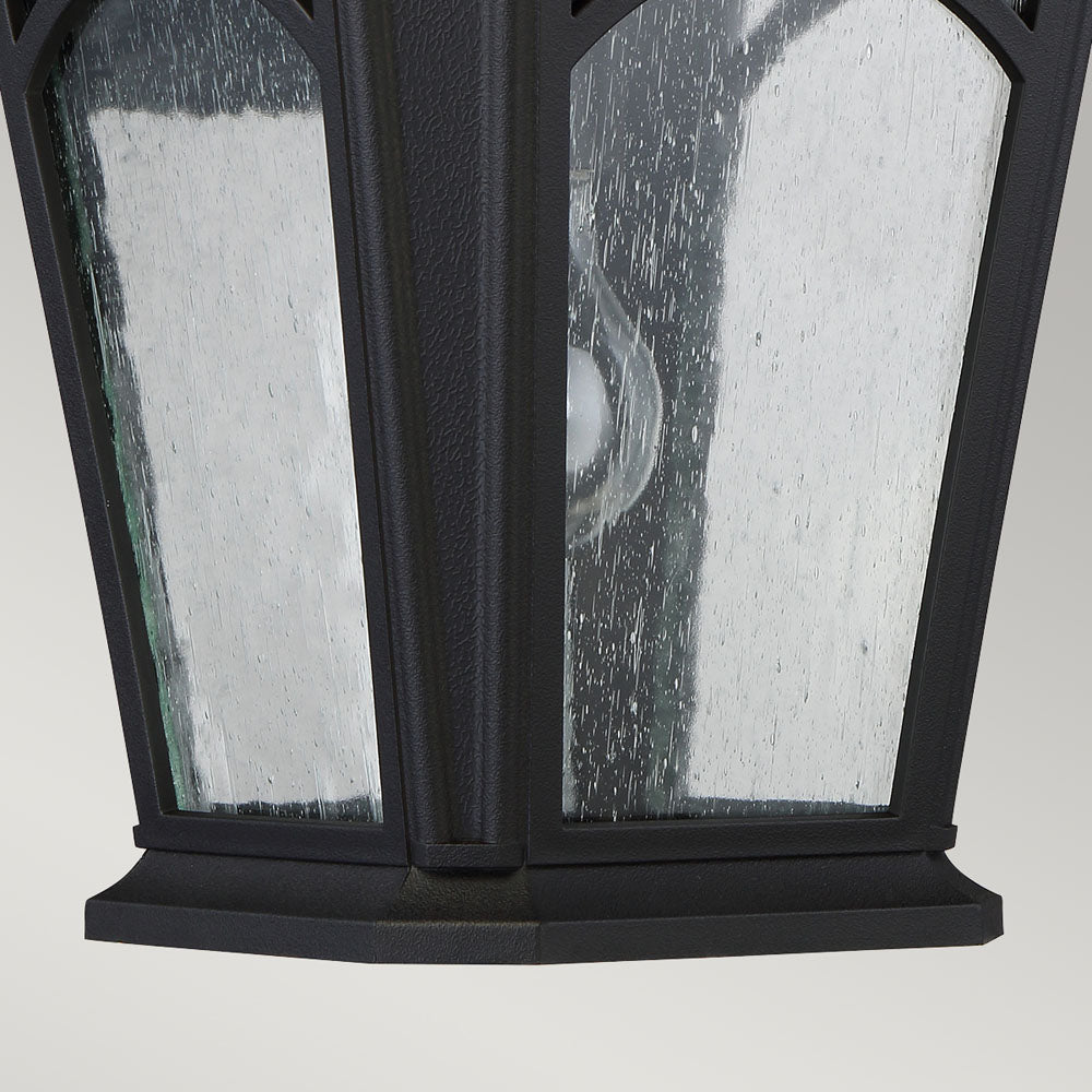 Bedford 1-Light Medium Outdoor Wall Lantern (Black)