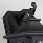 Bedford 1-Light Small Outdoor Wall Lantern (Mystic Black)