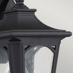 Bedford 1-Light Small Outdoor Wall Lantern (Mystic Black)