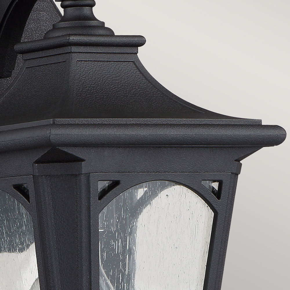 Bedford 1-Light Small Outdoor Wall Lantern (Mystic Black)
