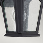 Bedford 1-Light Small Outdoor Wall Lantern (Mystic Black)