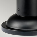 Bedford 1-Light Outdoor Pedestal Lantern (Mystic Black)