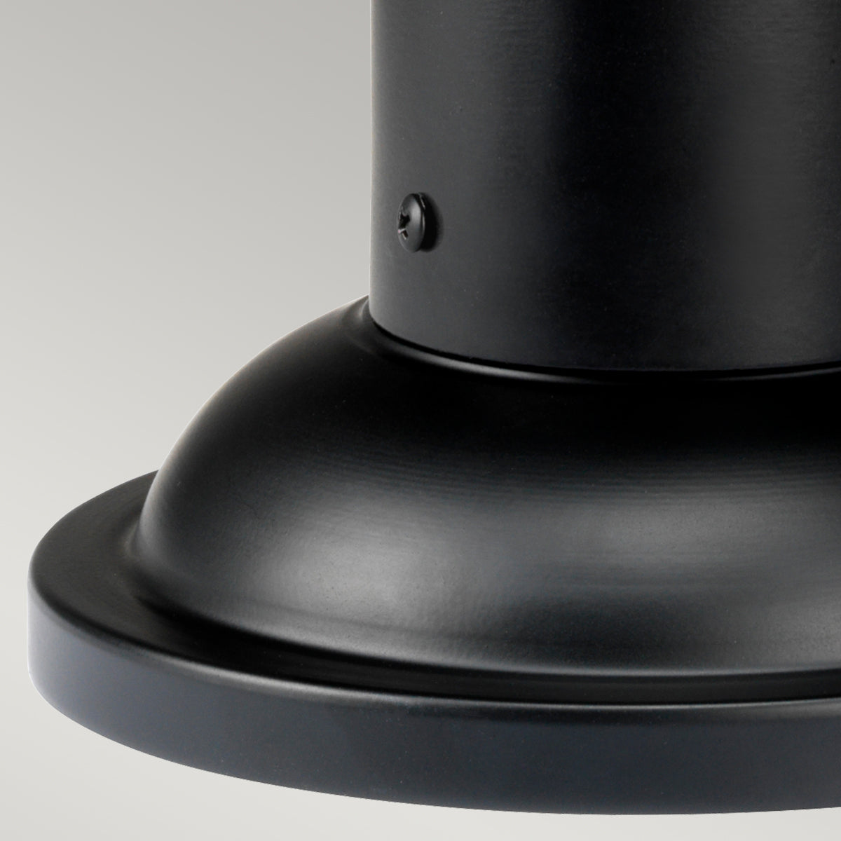 Bedford 1-Light Outdoor Pedestal Lantern (Mystic Black)