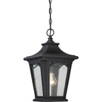 Bedford 1-Light Small Chain Lantern (Mystic Black Finish for Exteriors)