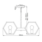 Bismarck 5 Light Chandelier