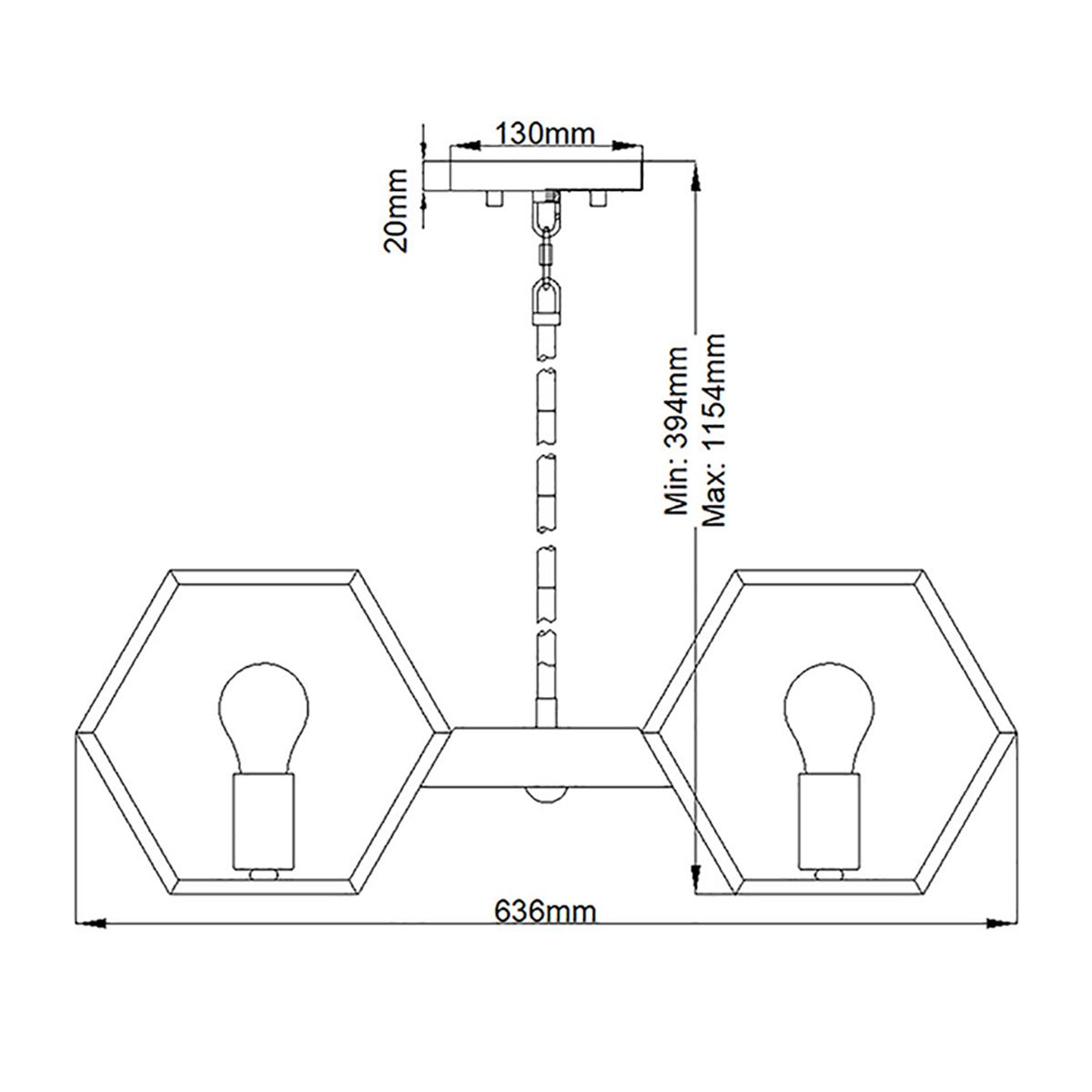 Bismarck 5 Light Chandelier