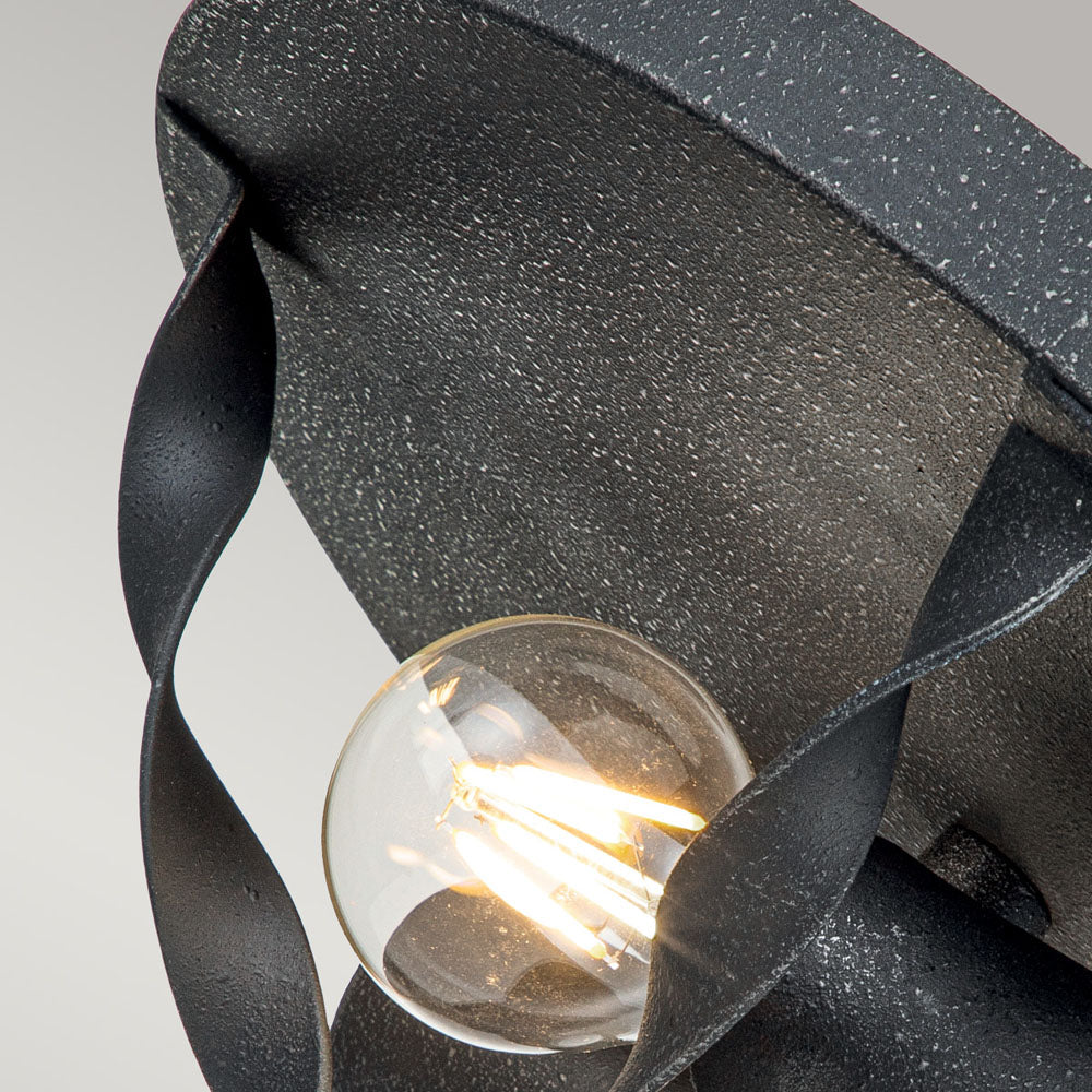 Bradbury Grey Ash 2-Light Flush Mount Ceiling Light