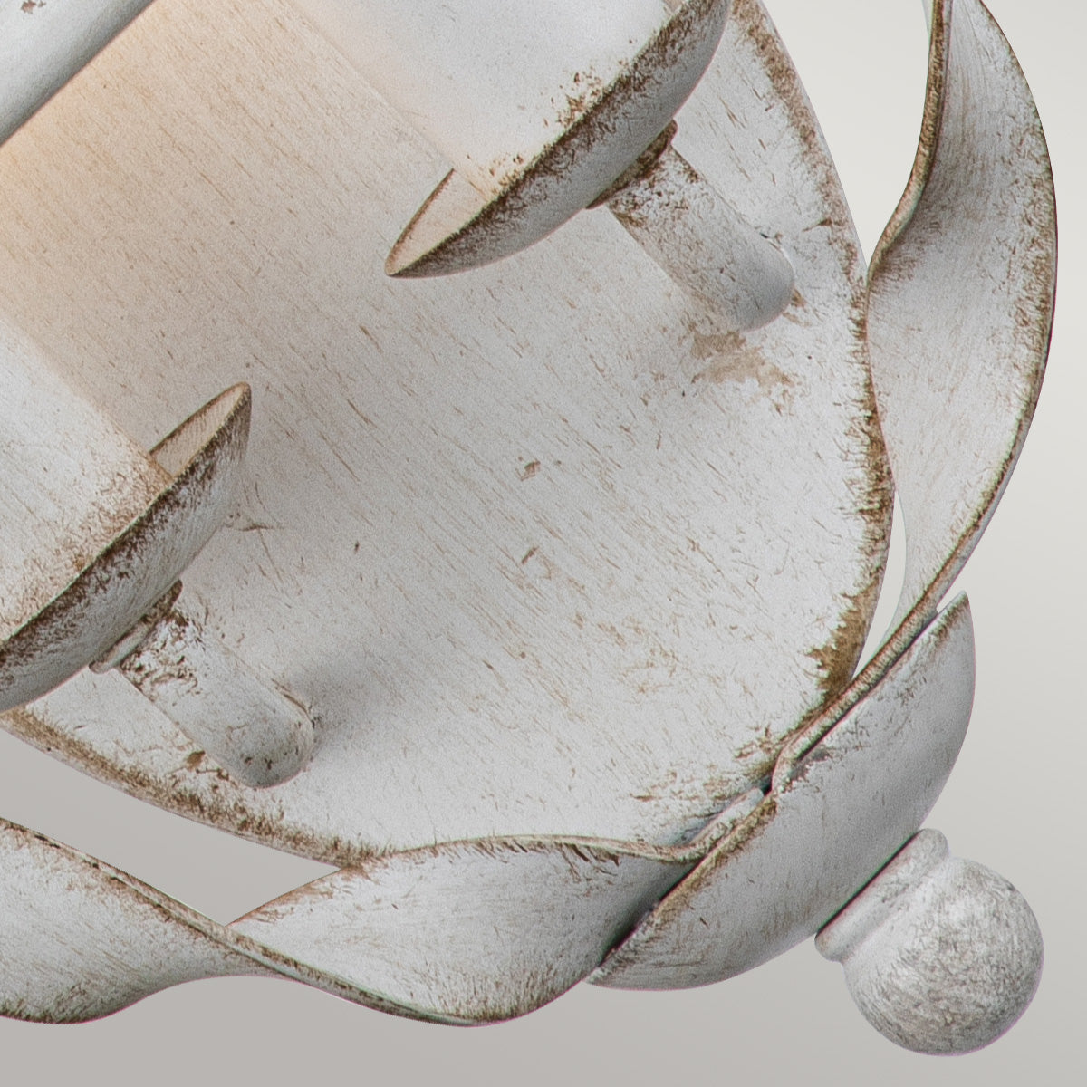 Bradbury 2-Light Antique White Wall Sconce (Fluted Steel Design)