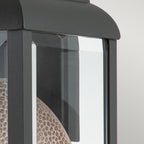 Byron Large Graphite Outdoor Wall Lantern (Vintage Style)
