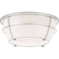 Chance 2-Light Opal Glass Flush Mount Ceiling Light