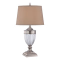 Dennison 1-Light Table Lamp (Paladian Bronze with Tan Shade)