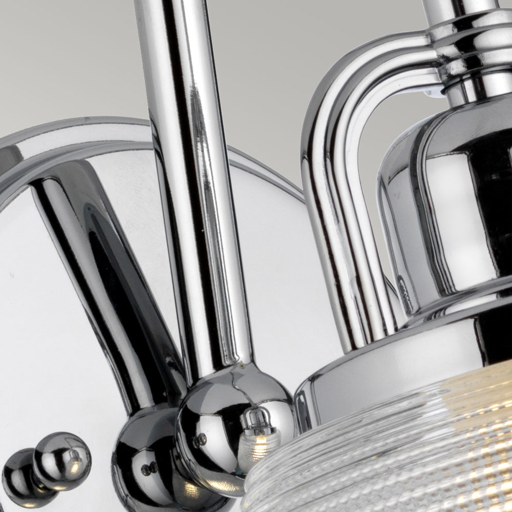 Dublin 1-Light Wall Sconce (Polished Chrome)