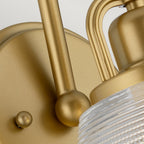 Dublin 1-Light Wall Sconce (Natural Brass)