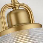 Dublin 1-Light Wall Sconce (Natural Brass)
