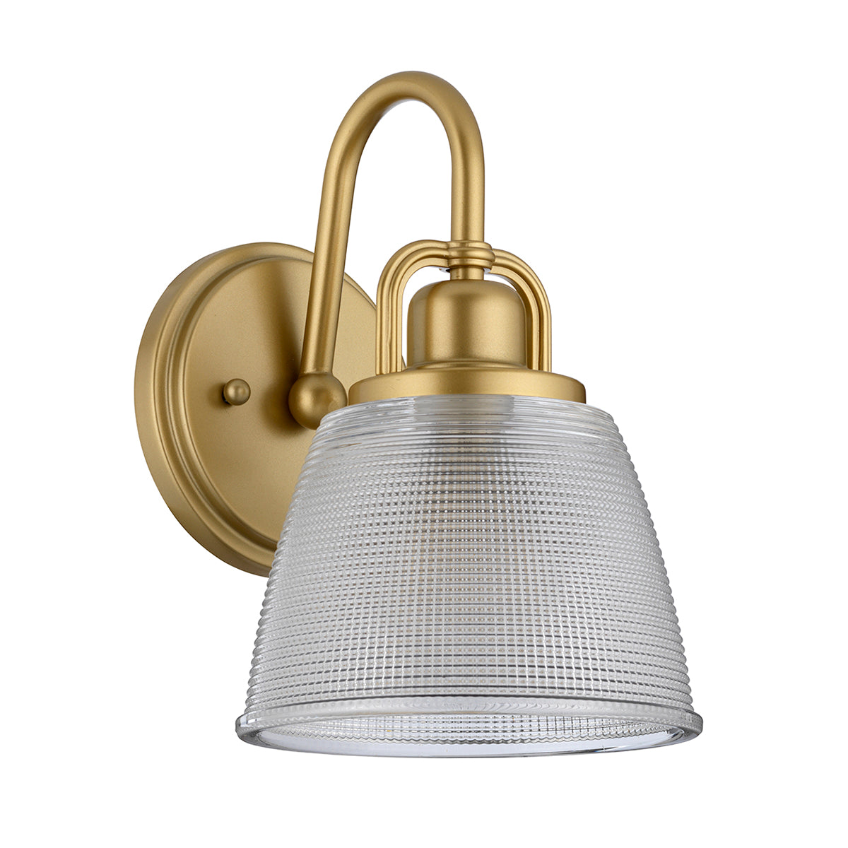 Dublin 1-Light Wall Sconce (Natural Brass)