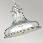 Emery 1-Light Medium Pendant (Imperial Silver with Soft Light Diffusion)