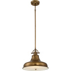 Emery 1-Light Medium Pendant (Weathered Brass - Classic Americana)