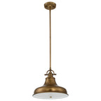 Emery 1-Light Medium Pendant (Weathered Brass - Classic Americana)