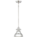 Emery 1-Light Mini Pendant (Imperial Silver - Classic Americana Style)